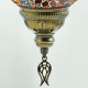 Mozaik Kuğu Boynu El Yapımı Lamba (Turuncu)