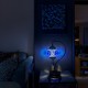 DIY Turkish Blue Swan Neck Mosaic Table Lamp Kit (Blue Frost) DIY Turkish Blue Swan Neck Mosaic Table Lamp Kit (Blue Frost)
