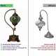 DIY Turkish Green Swan Neck Mosaic Table Lamp Kit (Green Vortex) DIY Turkish Green Swan Neck Mosaic Table Lamp Kit (Green Vortex)