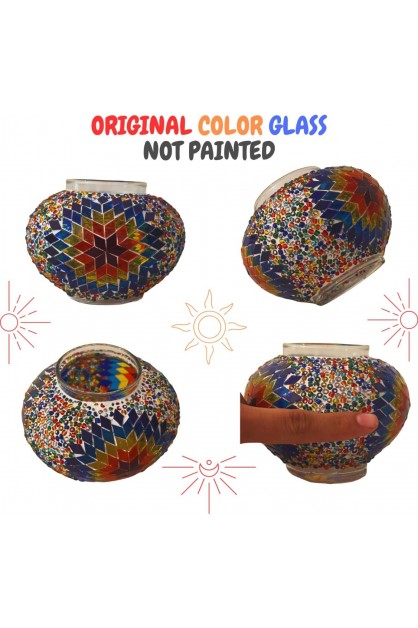 DIY Turkish Multicolor Swan Neck Mosaic Table Lamp Kit (Stained Starburst) DIY Turkish Multicolor Swan Neck Mosaic Table Lamp Kit (Stained Starburst)